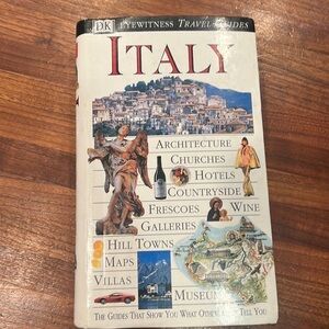 DK ITALY Travel Guide & Map City - Museums Restaurant transportation etc